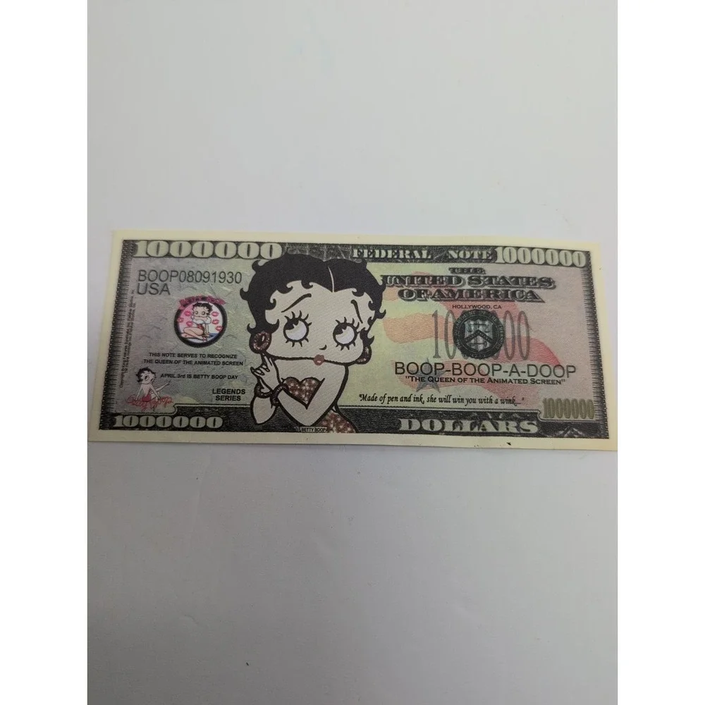Betty Boop Million Dollar Bill